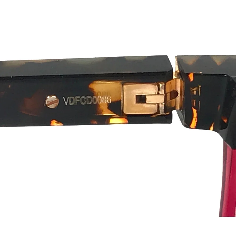 Etnia Barcelona Eyeglasses Frames CHROMA N38 RDHV Red Havana Fuchsia 55-18-140